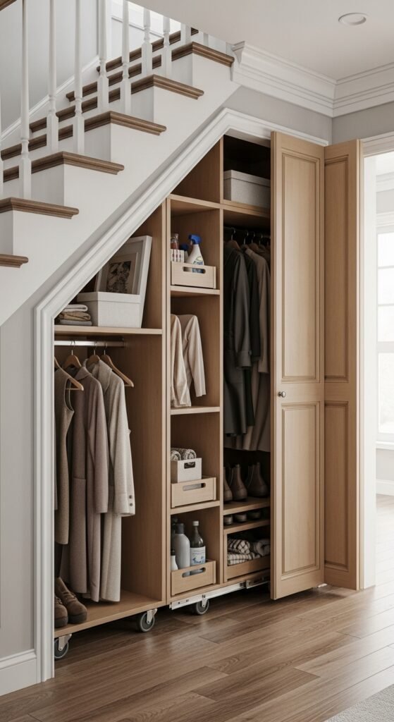 The Versatile Under-Stair Storage