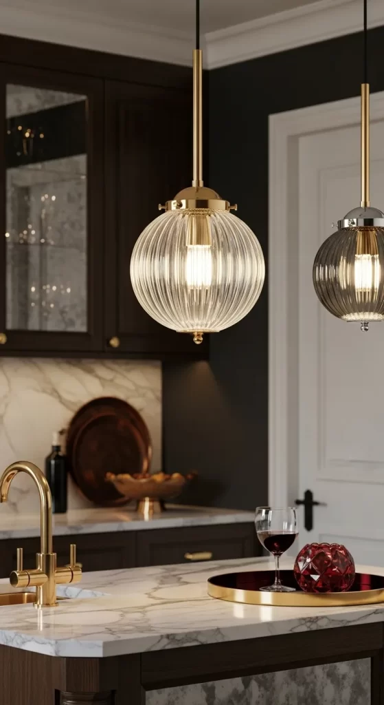 The Ribbed Glass Orb