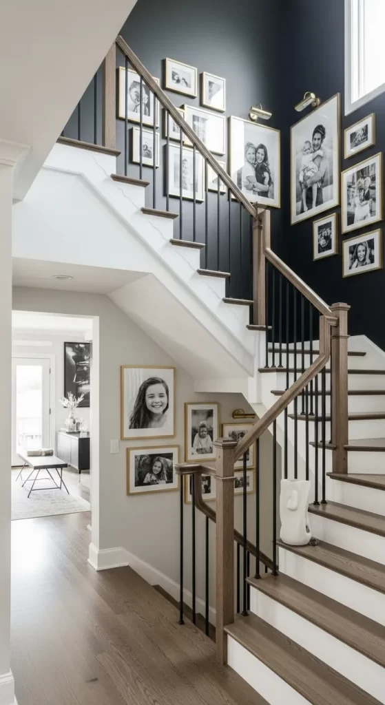 The Ascending Family Portrait Wall