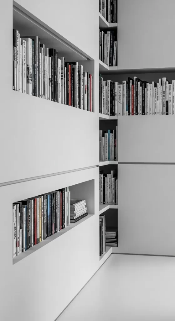 The Recessed Minimalist Library