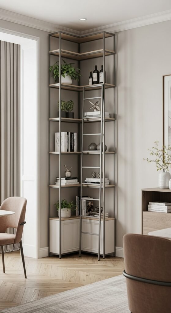 The Tall Corner Book Tower