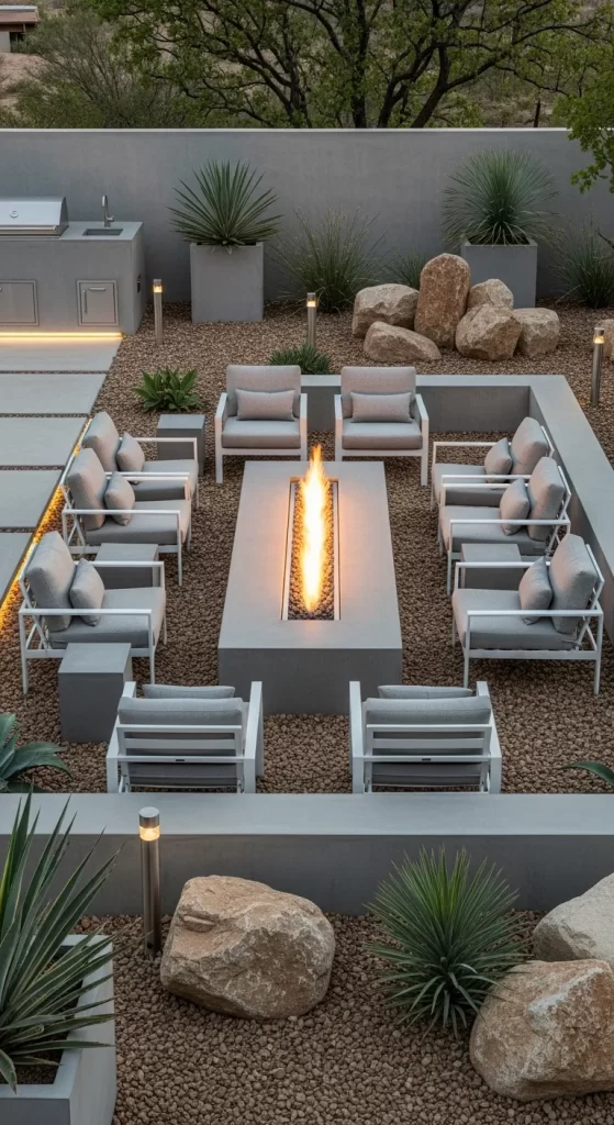 The Desert Modern Flame