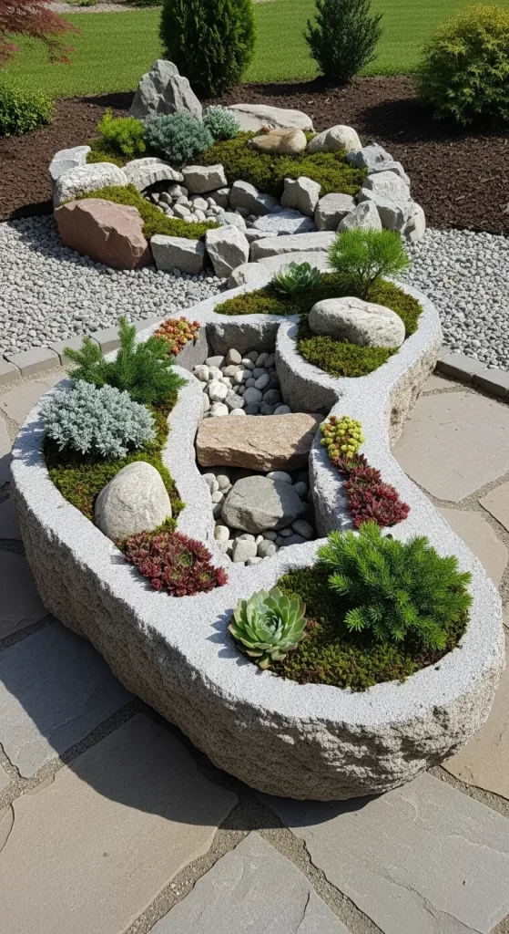 The Flowing Rock Garden Planter