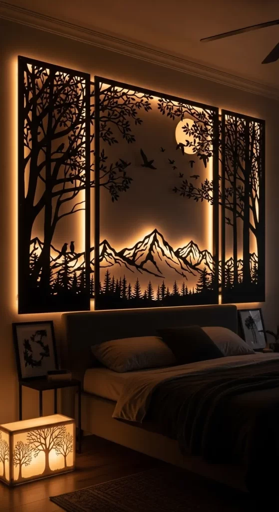 The Illuminated Forest Panorama