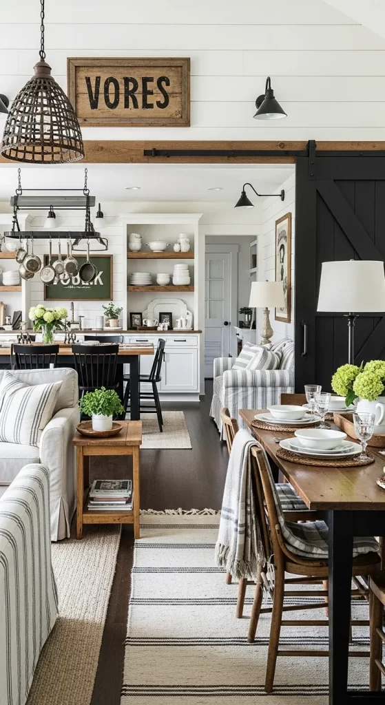 Open-Concept Farmhouse Living