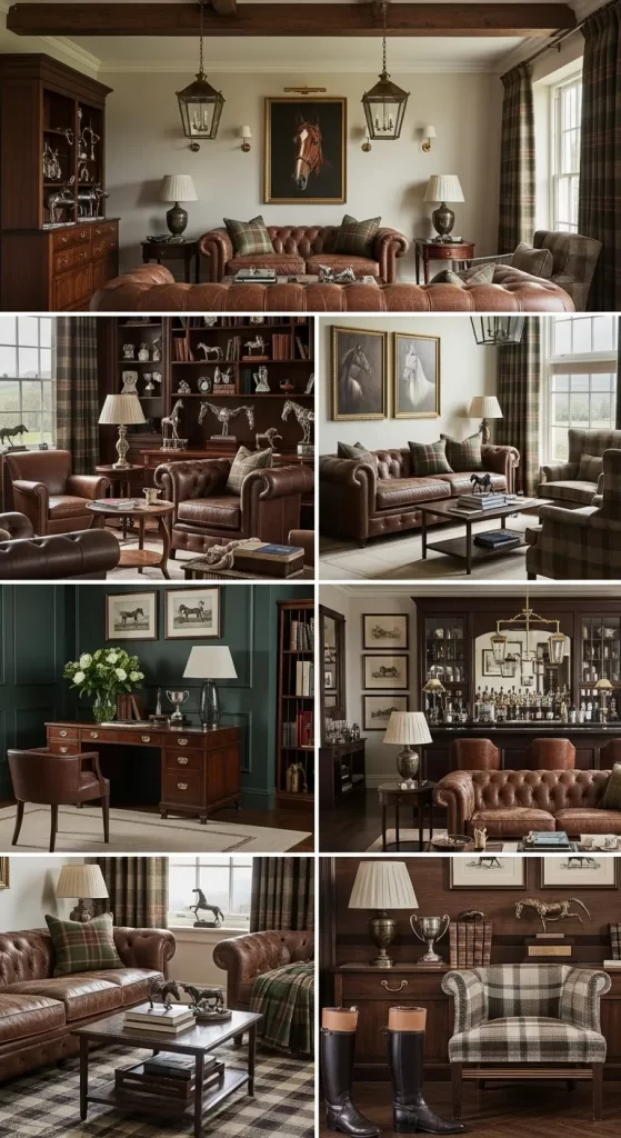 Equestrian Farmhouse Study