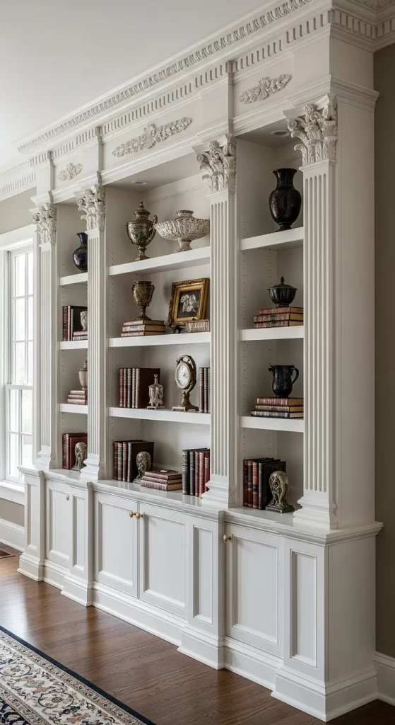 The Neoclassical Grandeur Bookcase