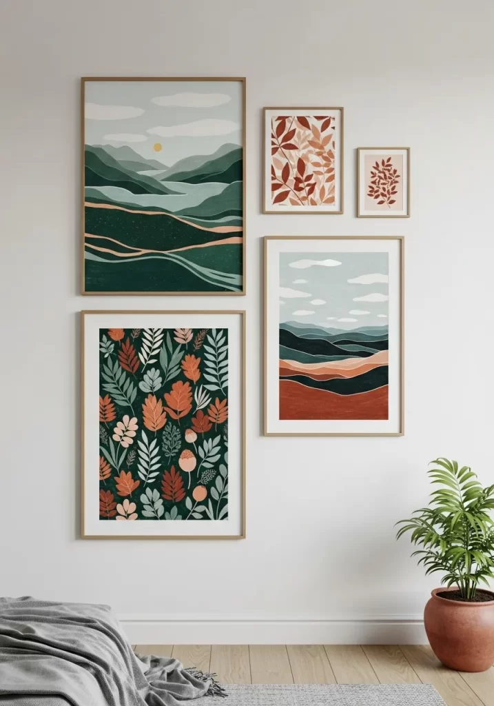 Autumn Landscape Gallery Wall