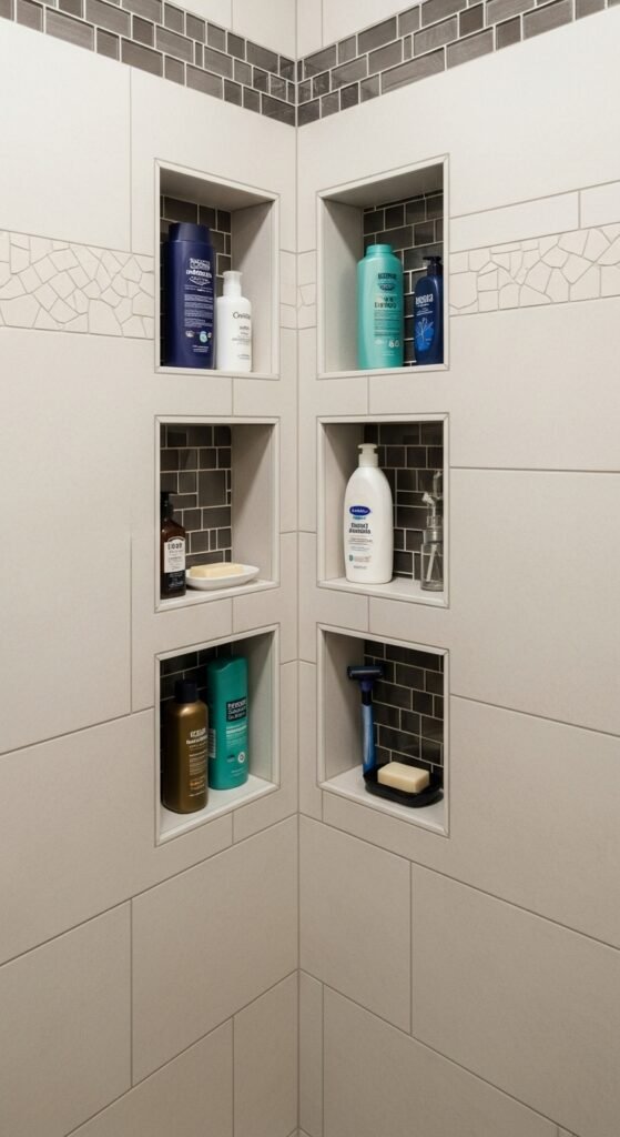 The Integrated Shower Niches
