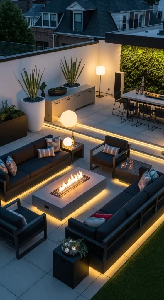 The Luminous Rooftop Lounge