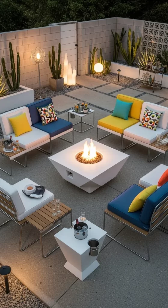 The Mid-Century Modern Firepit