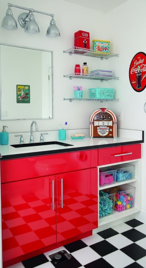 The Retro Diner Vanity