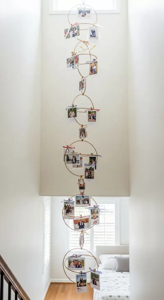 The Cascading Photo Chandelier