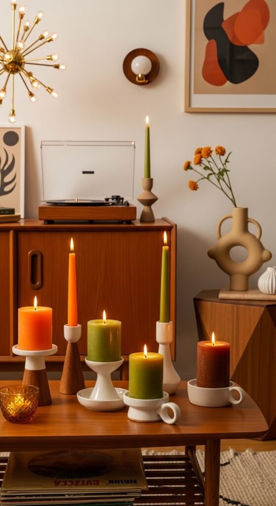 Mid-Century Modern Candle Pop