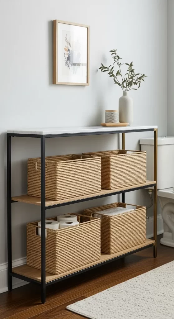 The Console with Concealed Baskets