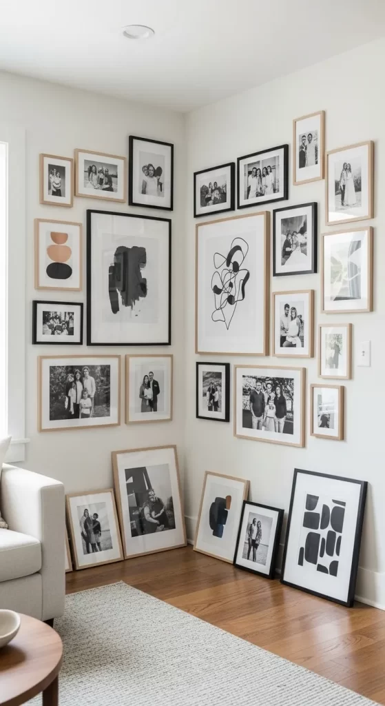 The Corner Gallery Wall Mix