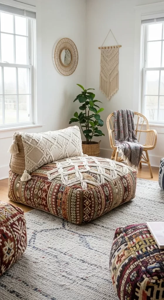 The Bohemian Floor Cushion Lounger