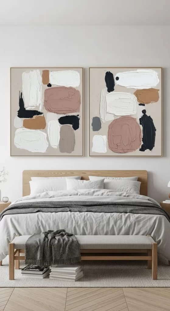 The Textured Abstract Duo