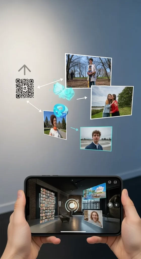 The Augmented Reality Photo Showcase