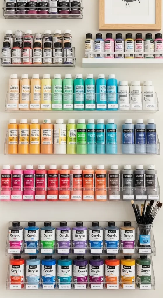 The Acrylic Paint Palette Wall