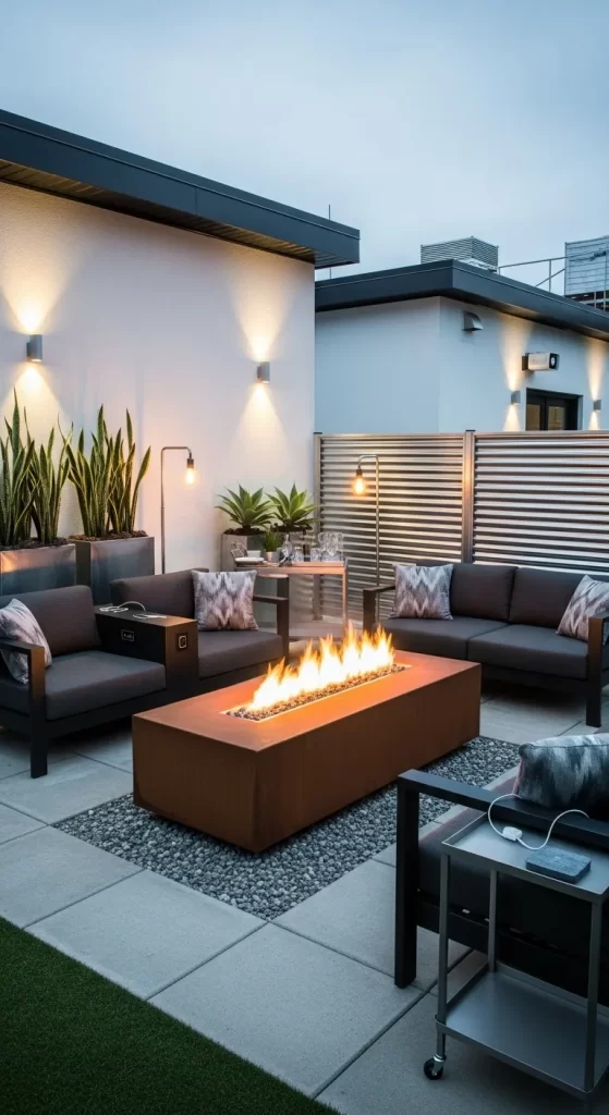 The Industrial Chic Hearth