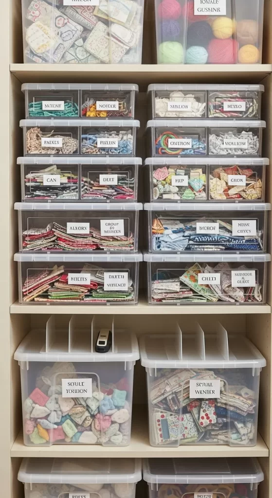 The Fabric & Notion Bin System