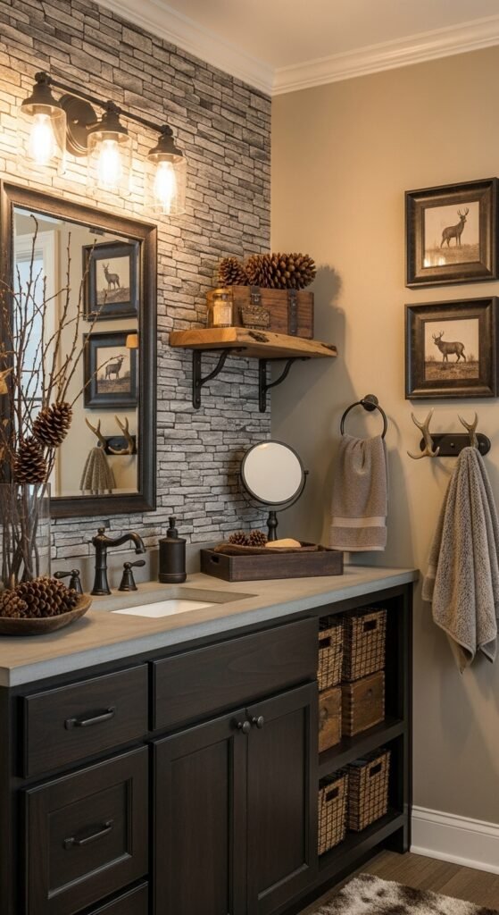 The Rustic Lodge Vanity