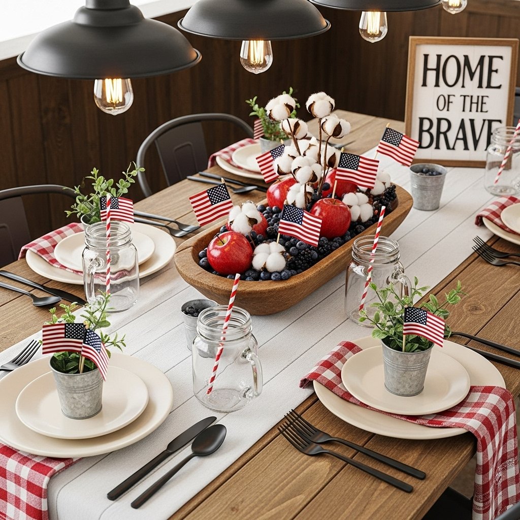 The Rustic Brave Home Setting