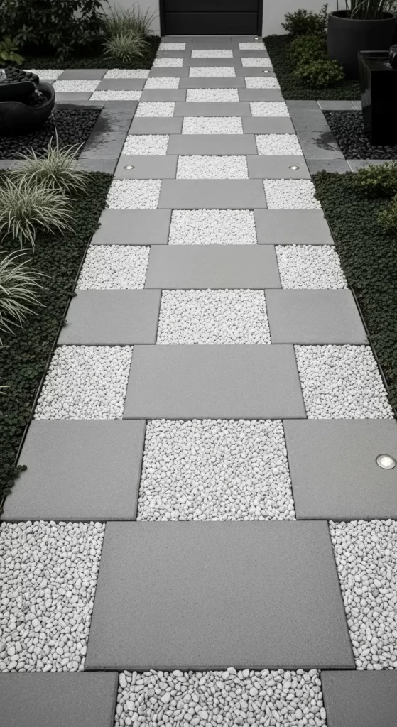 The Checkerboard Zen Walk
