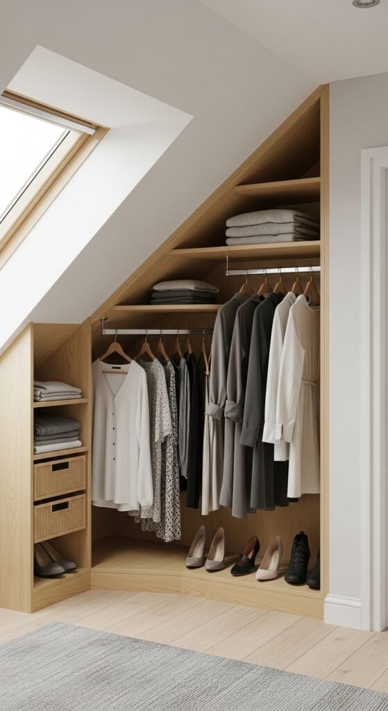 The Clever Eaves Closet System