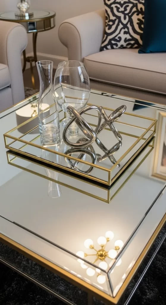 The Mirrored Coffee Table Duo