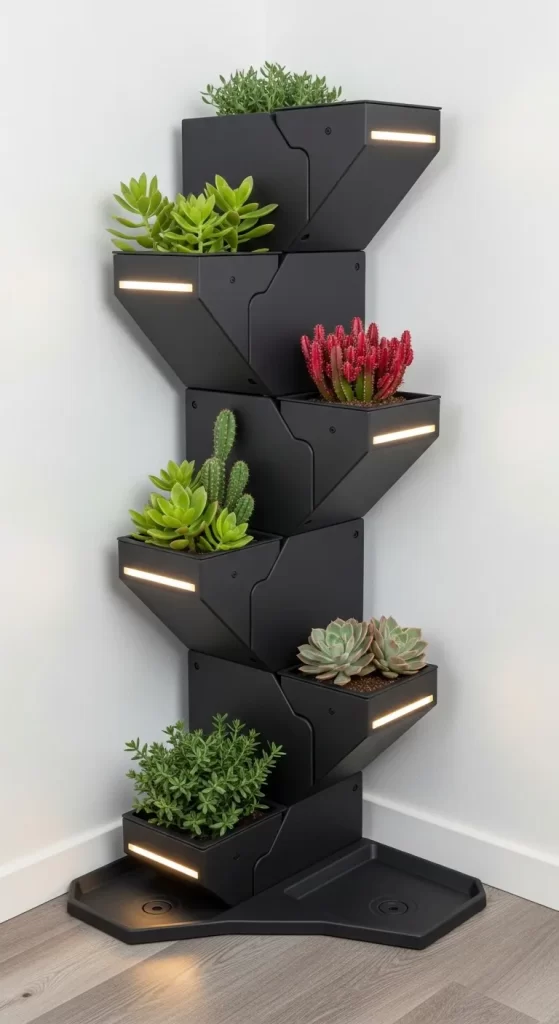 The Illuminated Corner Vertical Garden
