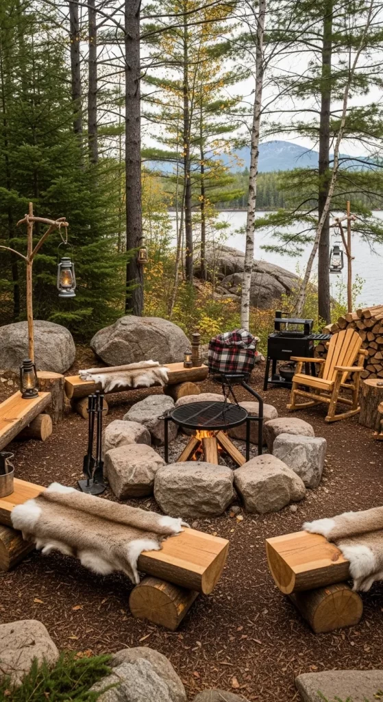 The Wilderness Lakeside Campfire