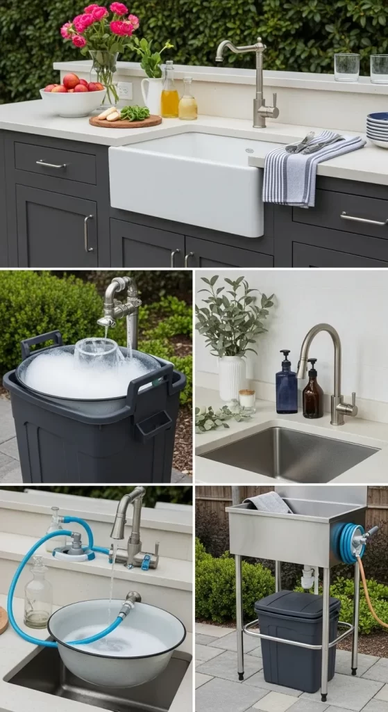 Outdoor Cleanup Stations