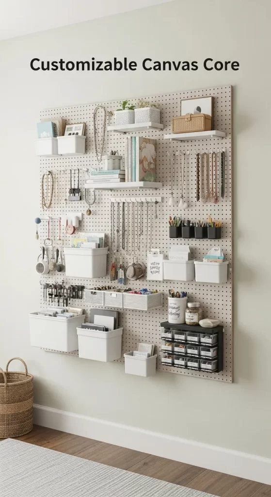 The Dynamic Pegboard Organizer