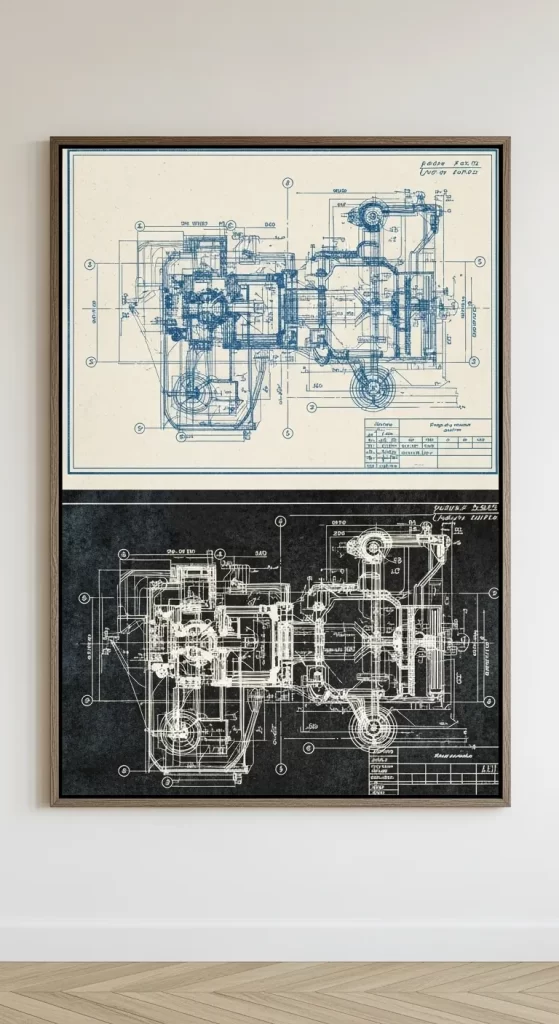 The Blueprint & Schematic Art Prints