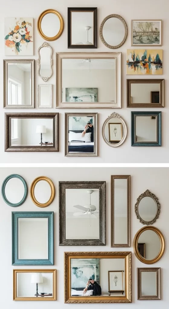 The Eclectic Mirror Gallery Wall