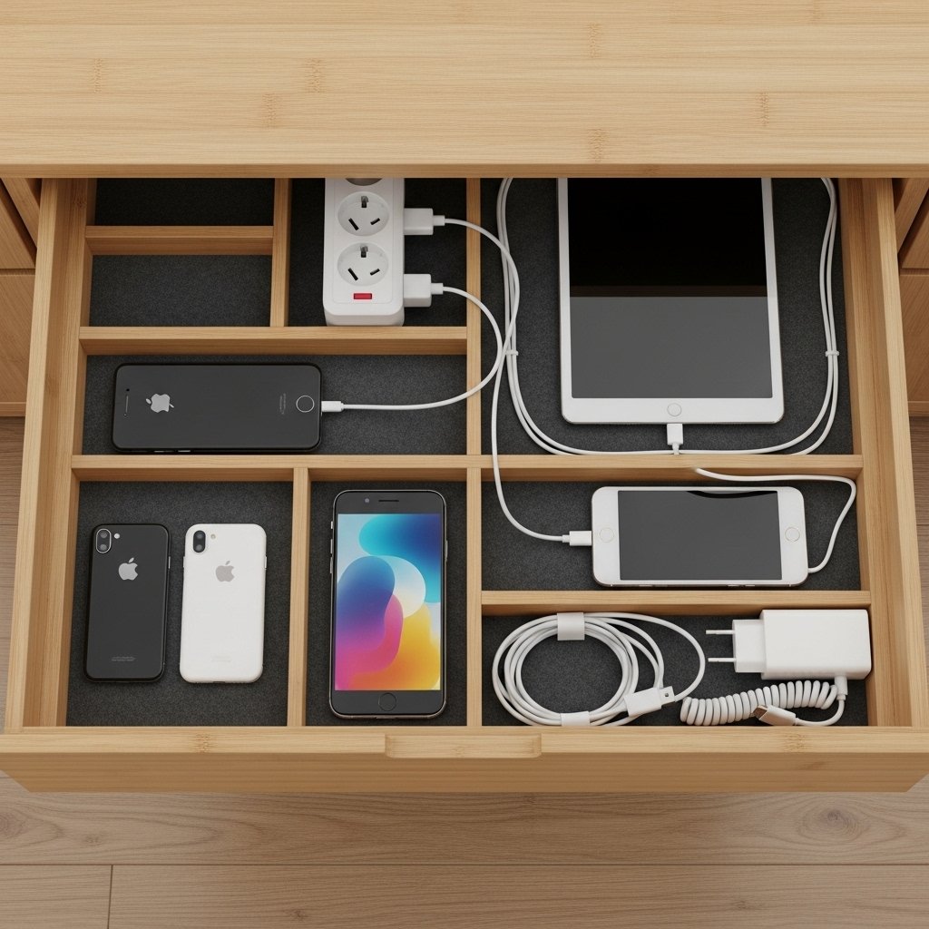 The Multi-Device Charging Drawer