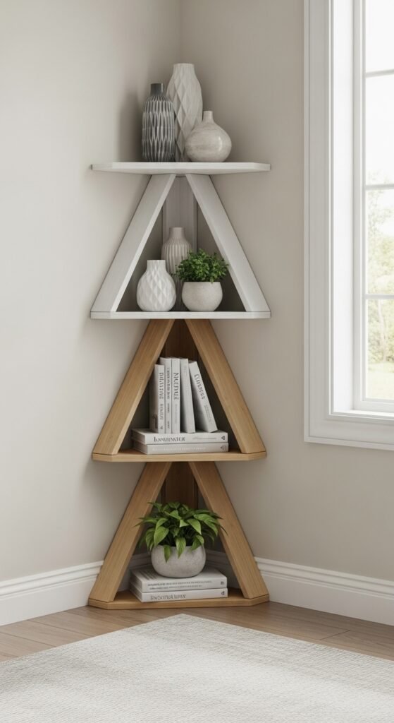 The Geometric Corner Display