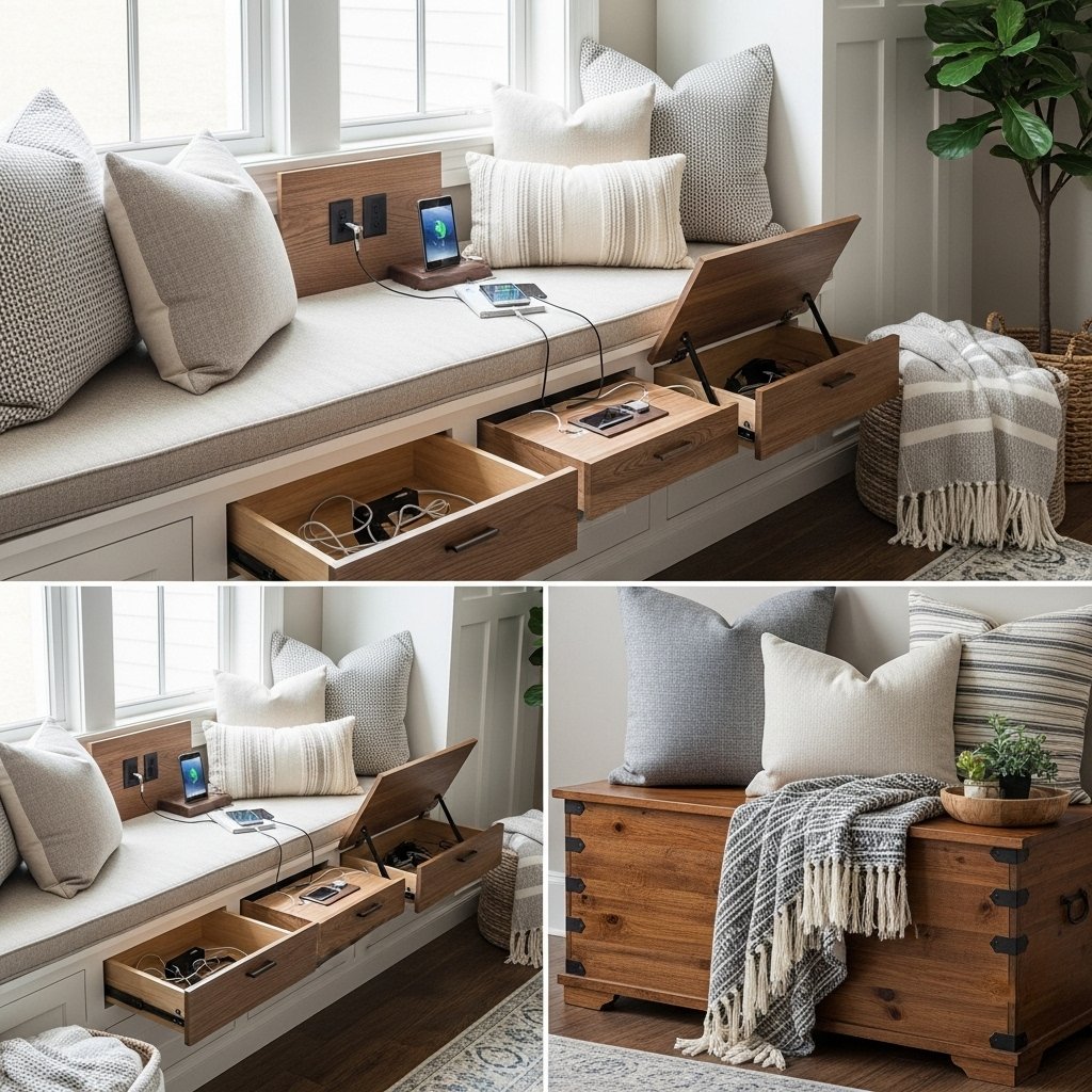 The Window Seat Charging Nook