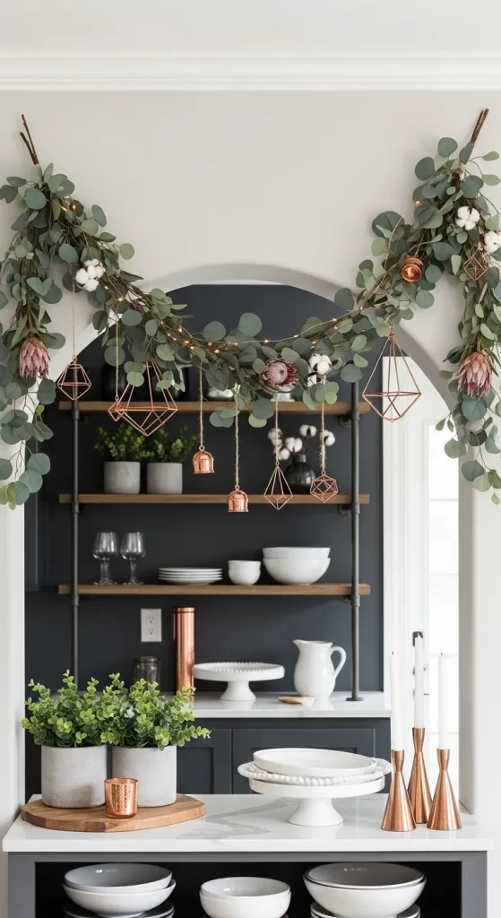 The Eucalyptus and Copper Garland Arch