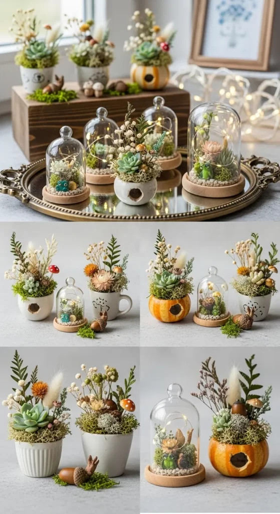 Miniature Enchanted Terrarium Collection