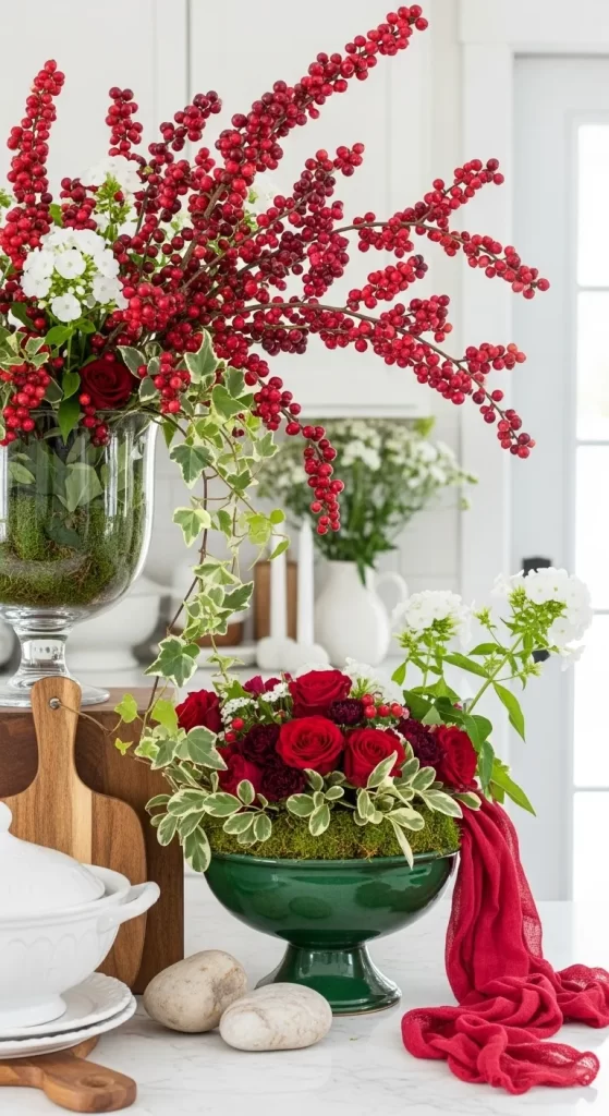 Festive Berry & Rose Elegance