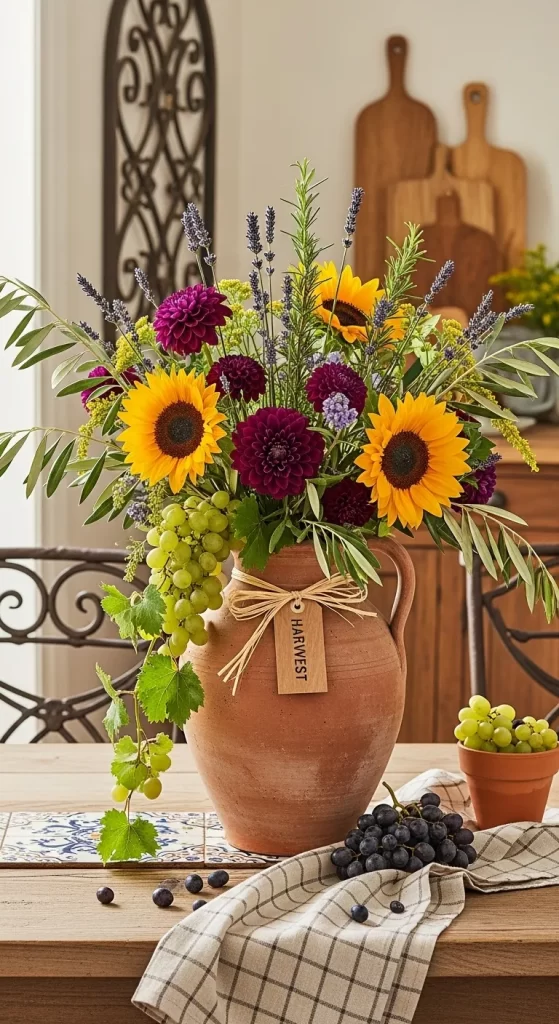 Rustic Vineyard Harvest