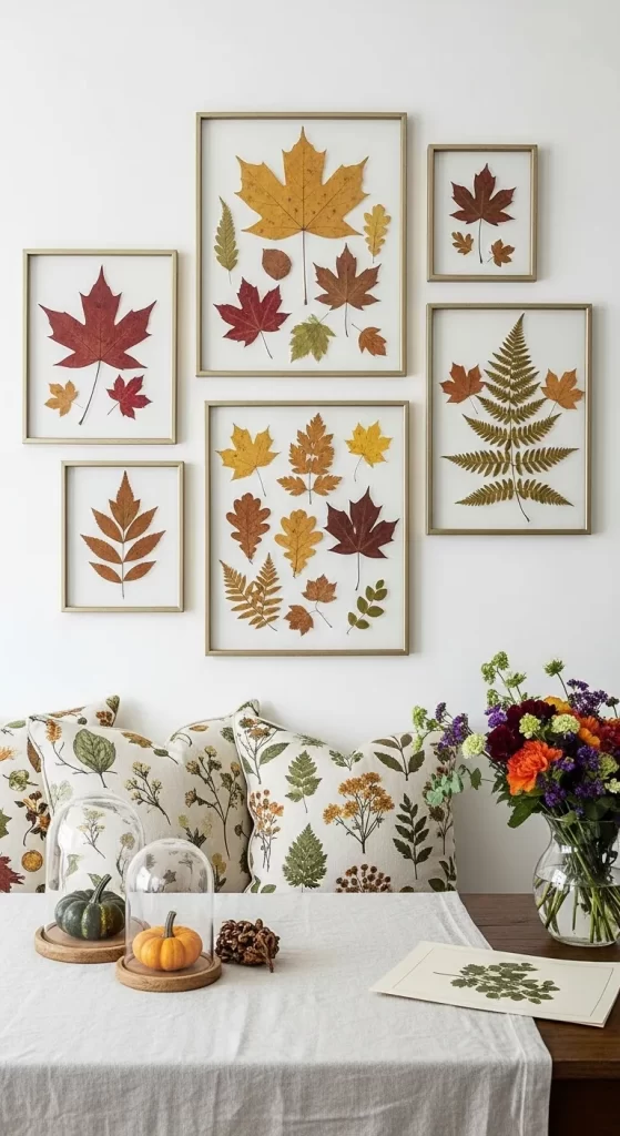 The Framed Pressed Autumn Leaves Gallery