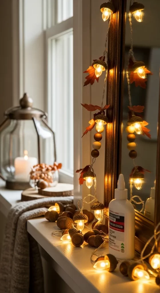  The Acorn and Leaf String Lights