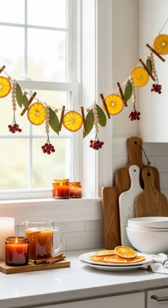 The Dried Citrus and Berry Garland