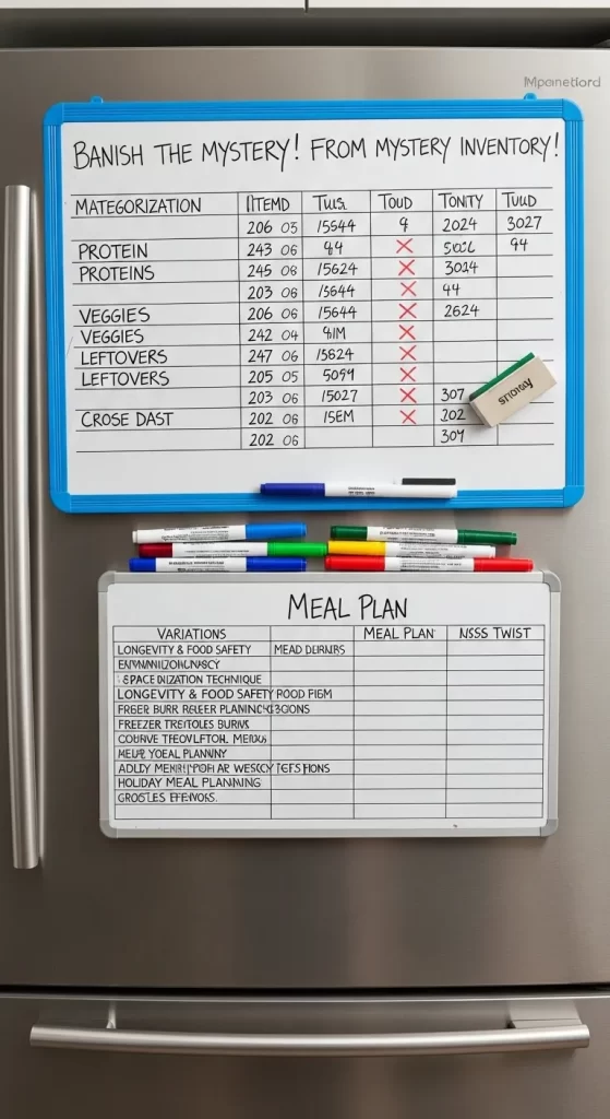 The Magnetic Meal & Inventory Board