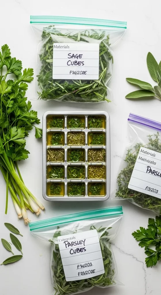 The Herb Preservation Cubes