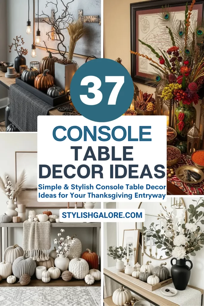 Thanksgiving Console Table